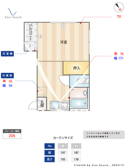 第二シャトル汐見 203 【福岡県鹿児島本線 千早  駅まで徒歩時間  14分】 の間取り図