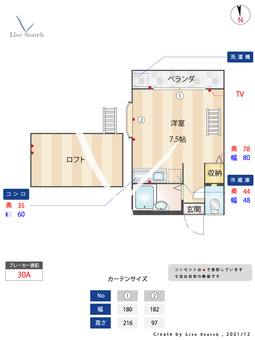 ソレイユ七隈Ⅰ 201 【福岡県七隈駅】 の間取り図
