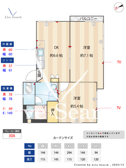 ハイマートアライⅢ 201 【東京都武蔵野台駅】 の間取り図