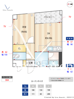 アレグリア柏屋 305 【埼玉県草加駅】 の間取り図