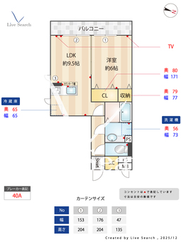 エスカーサ 201 【埼玉県八潮駅】 の間取り図
