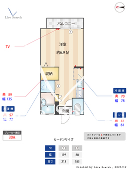 大住町光陽ハイツ 215 【大阪府ＪＲ総持寺駅】 の間取り図
