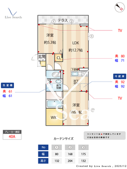 セントラーレ 101 【神奈川県相模原駅】 の間取り図