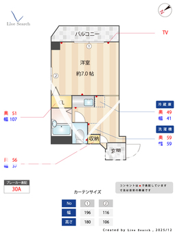 エフビル 602 【福岡県『吉塚駅』】 の間取り図