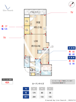 Maison Cocoru 302 【東京都総武・中央緩行線　大久保駅】 の間取り図