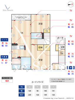 シャーメゾンi 0203 【和歌山県ＪＲ阪和線 紀伊駅 】 の間取り図