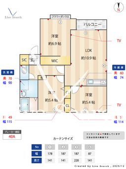 ディアスフレア 201 【熊本県平成駅】 の間取り図