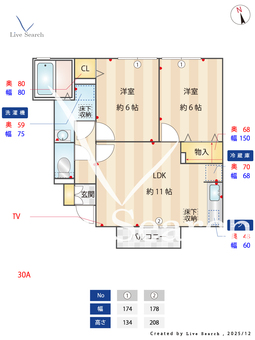 GLORY　VICTOIRE 105 【神奈川県相模原駅】 の間取り図
