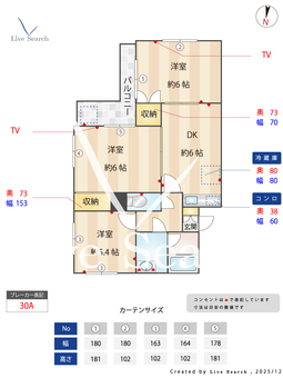 ラフィーヌ平賀 201 【千葉県北小金】 の間取り図