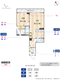 大久保クレスト 202 【千葉県船橋法典】 の間取り図