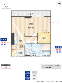 プルメリア  103 【埼玉県京浜東北・根岸線　西川口駅　徒歩9分】 の間取り図