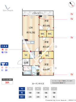 大久保クレスト 307 【千葉県船橋法典】 の間取り図