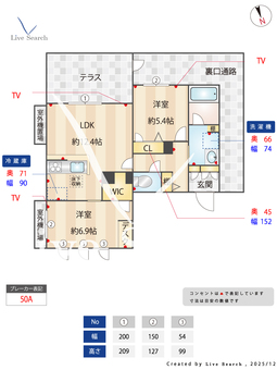 シャーメゾン　ジョワイユ 101 【大阪府 諏訪ノ森駅 】 の間取り図