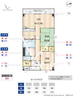 サンセール 201 【兵庫県道場南口】 の間取り図