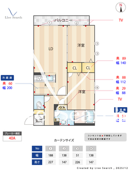 シャーメゾン凜 0207 【大阪府ＪＲおおさか東線 衣摺加美北駅 】 の間取り図