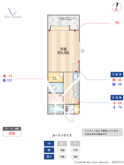 ボナール川崎 202 【神奈川県東海道本線　川崎駅　25分】 の間取り図