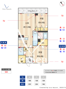 大久保クレスト 105 【千葉県船橋法典】 の間取り図