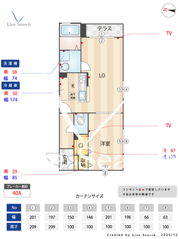 Sol　Levante（ソル　レヴァンテ） 0103 【大阪府近鉄南大阪線 針中野駅】 の間取り図
