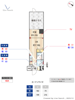 SAKURA AXIS中板橋 101 【東京都中板橋駅】 の間取り図
