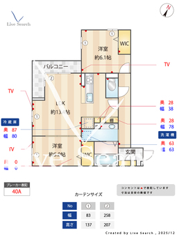 パサログランデ上野芝 203 【大阪府上野芝駅】 の間取り図
