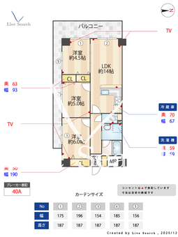 755434R グリーンパーク花畑1パサージュ 506 【東京都谷塚】 の間取り図