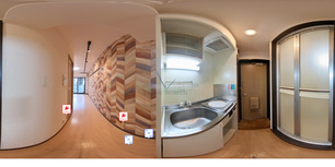 フローラル千歳台 102 【東京都八幡山駅】 の間取り図