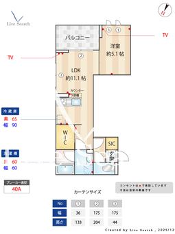 リーセント ビオラ 302 【埼玉県東北本線　土呂駅　徒歩13分】 の間取り図