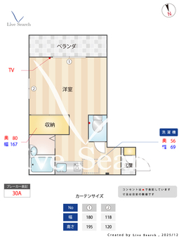 カーサ梨本 201 【東京都千駄ヶ谷駅】 の間取り図