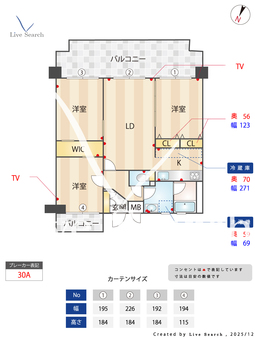 コープ幸陽Ⅱ 402 【福岡県肥前線　下山門駅】 の間取り図