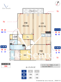 マインフォレスト 201 【埼玉県狭山ヶ丘駅】 の間取り図