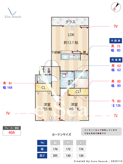 D-ROOM N 101 【東京都町田駅】 の間取り図