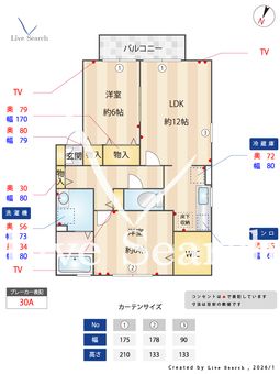 トライコートⅢ 101 【埼玉県新都心】 の間取り図
