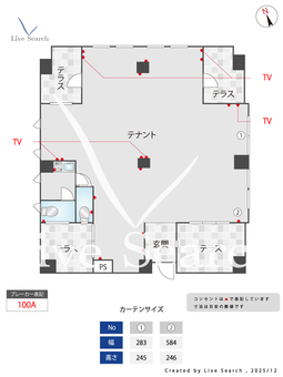 グランドメゾン代官山 1001 【東京都恵比寿駅】 の間取り図