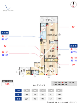 ウインドシュピール 201 【神奈川県武蔵新城駅】 の間取り図