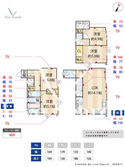 三宿2丁目中古戸建  【東京都池尻大橋駅】 の間取り図