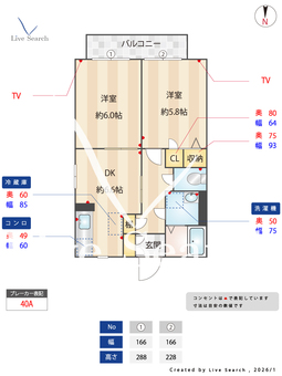 アルブル3番館 105 【神奈川県伊勢原駅】 の間取り図