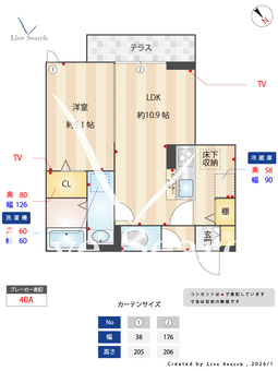 セレスティア弥生町 101 【東京都中板橋駅　】 の間取り図