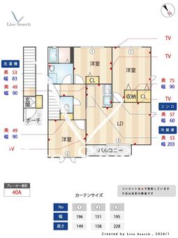フローラ 205 【和歌山県ＪＲきのくに線 紀三井寺駅】 の間取り図