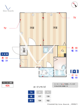 First Bliss 101 【兵庫県板宿駅】 の間取り図