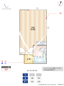 ハイツフジミ 201 【東京都池袋駅】 の間取り図