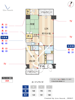 フォレステージュ天神 501 【福岡県赤坂駅】 の間取り図