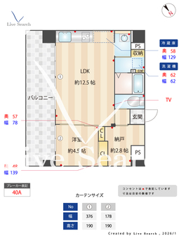 Laughter　 201 【大阪府阪急千里線　吹田駅　徒歩８分】 の間取り図