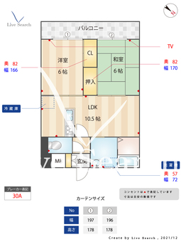 サンマリノ三苫 305 【福岡県三苫駅】 の間取り図
