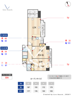 ニッセイディーセント小笹 401 【福岡県西鉄バス　小笹二丁目　停】 の間取り図