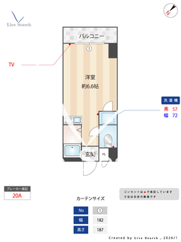 Vita六番町 803 【愛知県六番町駅】 の間取り図