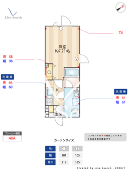 STRIPES用賀Ⅱ 403 【東京都用賀駅】 の間取り図