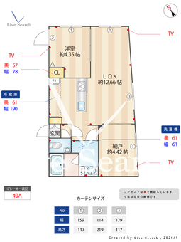 STRIPES用賀Ⅱ 101 【東京都用賀駅】 の間取り図