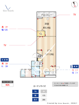 セレスティア東向島 206 【東京都東向島】 の間取り図