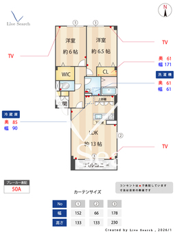 メゾン欅 202 【東京都武蔵境駅】 の間取り図