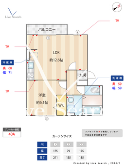ビーバーズハウス 302 【大阪府阪急電鉄神戸線　十三駅　徒歩5分】 の間取り図